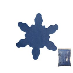 confettis de scène flocon 1kg bleu slowfall