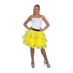 jupe en tulle tutu jaune fluo femme taille unique