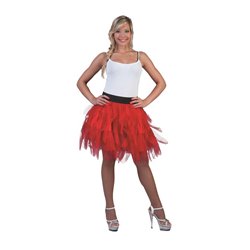 jupe tutu en tulle rouge femme taille unique