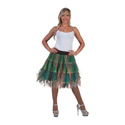 jupe tutu volante vert et or femme taille unique