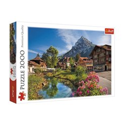 puzzle géant motif "alpes en été" 2000pcs adulte 96x68cm