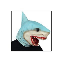 masque latex requin bleu tueur