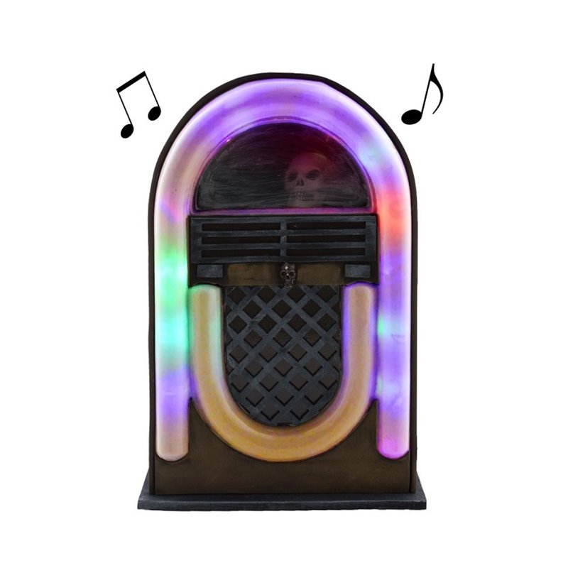 jukebox d'horreur lumineux et sonore 32cm