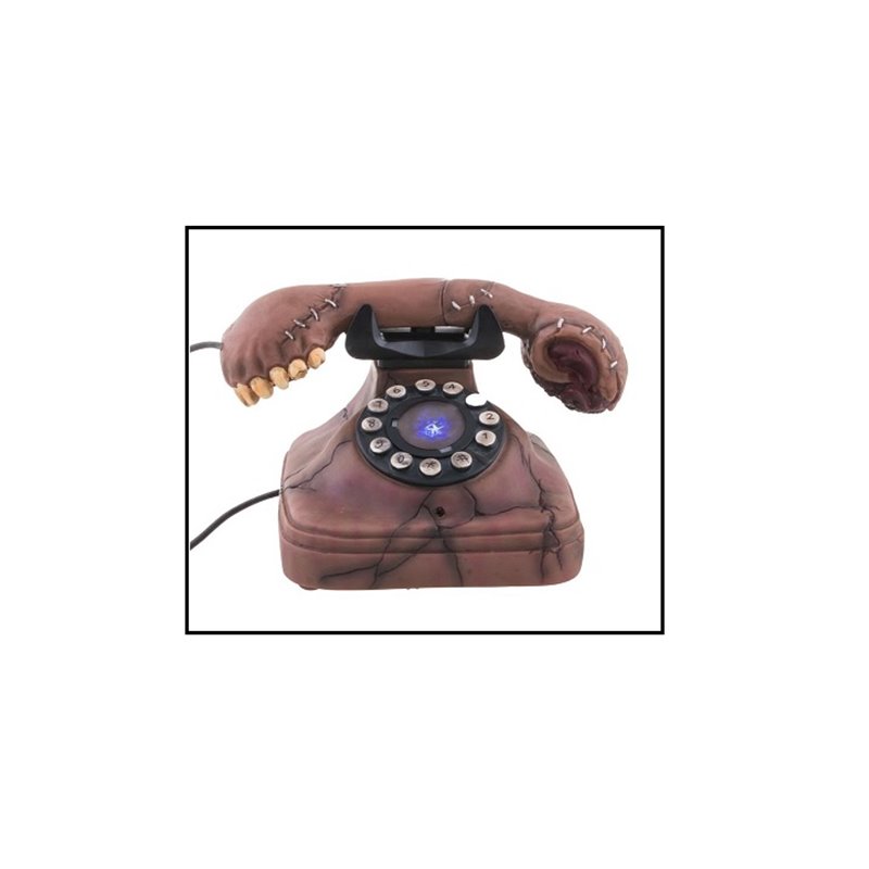 téléphone d'horreur lumineux et sonore 22x13cm