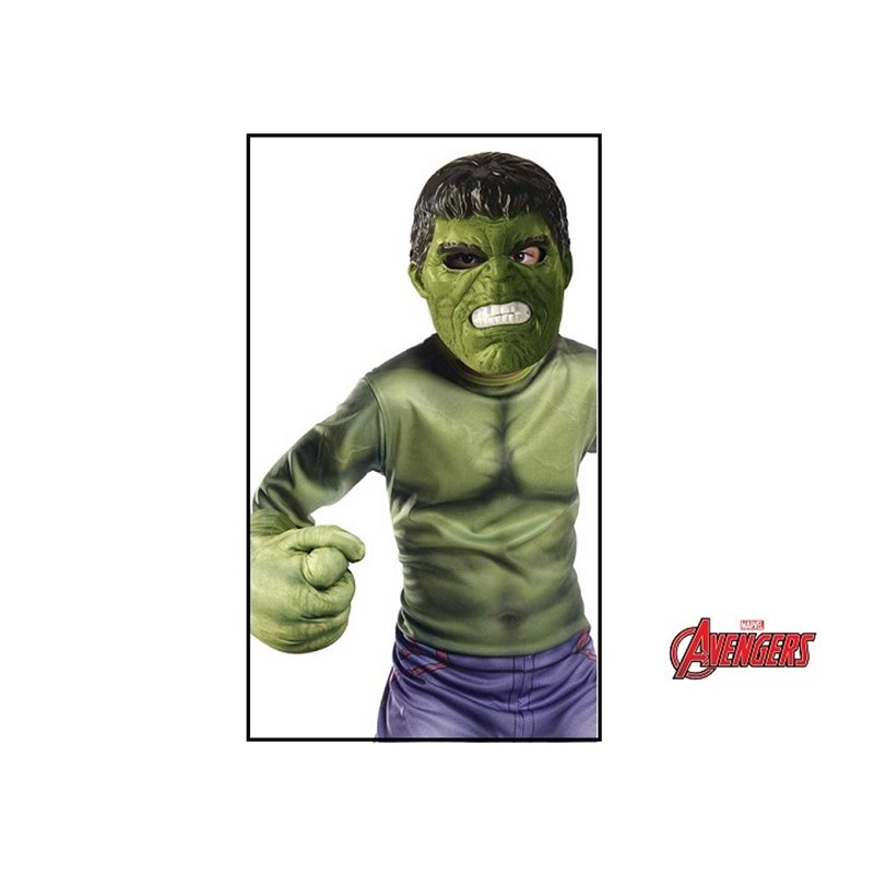 kit accessoires masque + gants hulk enfant 3pcs