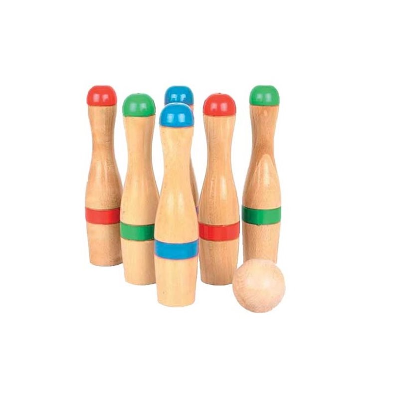 jeu de quilles en bois fsc 7pcs