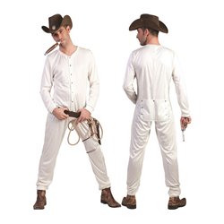 pyjama cowboy blanc taille m-l