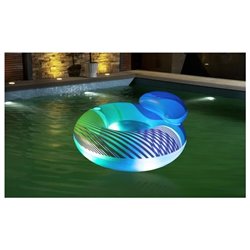 fauteuil matelas pneumatique gonflable led's 1.18x1.17m