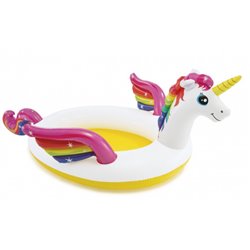 piscine gonflable fontaine licorne magique 272x193x104cm