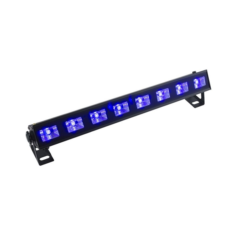 lumière noire - uv led barre 8x3w