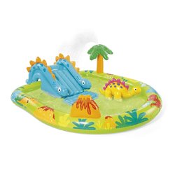 piscine/aire de jeux gonflable dinosaures 191x152x58cm