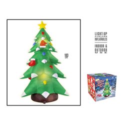 sapin de noël géant gonflable et lumineux 1.83m