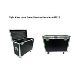 flight case pour 2 machines à étincelles froides ese87122