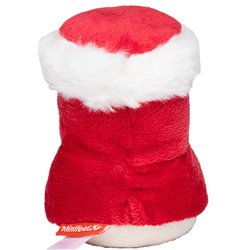 Peluche bottes de Noël Diamètre : 7cm - Rouge