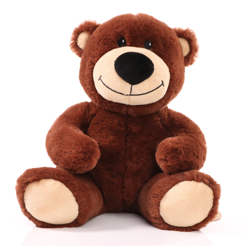 Peluche ours en RPET 24cm - Marron