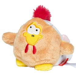 Peluche poussin mix Diamètre : 7cm - Beige