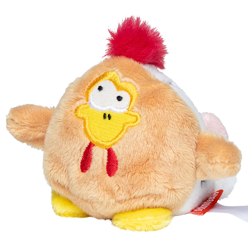 Peluche poussin mix Diamètre : 7cm - Beige