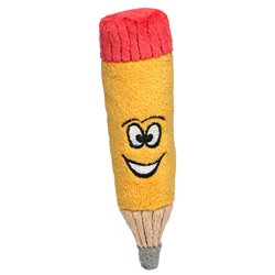 Peluche crayon Hauteur : 16 cm - Jaune