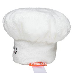 Peluche toque de cuisinier Diamètre : 7cm - Blanc