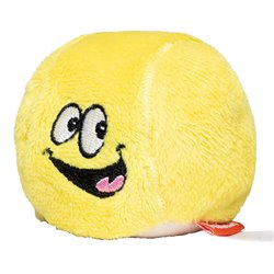 Peluche balle de tennis Diamètre : 7cm - Jaune