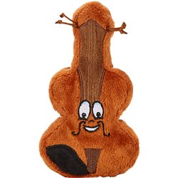 Peluche violon **fin de série** Hauteur : 16 cm - Marron