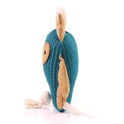 Peluche chouette 27.5 cm - Bleu