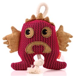 Peluche monstre 17cm - Rouge