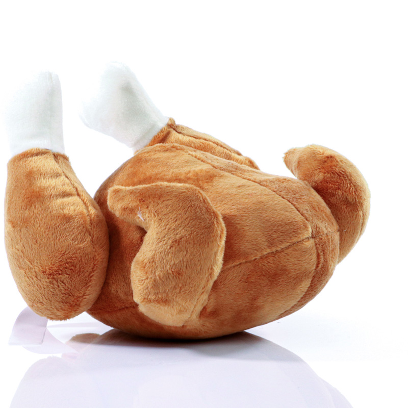 Peluche poulet 20cm - Brun clair