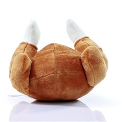 Peluche poulet 20cm - Brun clair