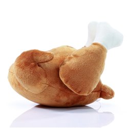 Peluche poulet 20cm - Brun clair