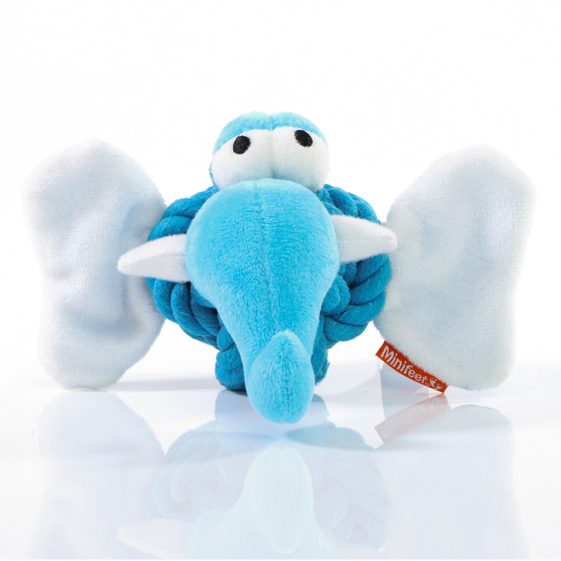 Peluche éléphant 15cm - Bleu