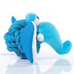 Peluche éléphant 15cm - Bleu