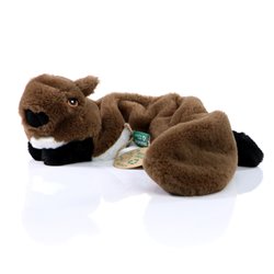 Peluche en RPET pour chien 60 cm - Brun