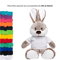 Peluche lapin 36cm - Marron