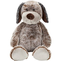 Peluche chien 36cm - Marron