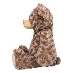 Peluche ours L 30cm - Marron clair