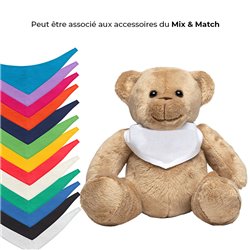 Peluche ours 16cm - Marron