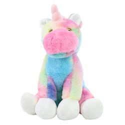 Peluche licorne 25cm - Multicolore