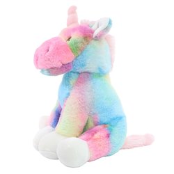 Peluche licorne 25cm - Multicolore