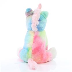 Peluche licorne 25cm - Multicolore