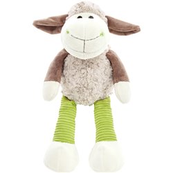 Peluche mouton L *fin de série* 21cm - Marron/vert