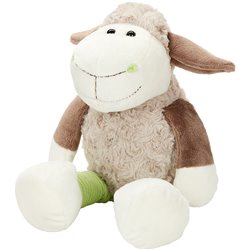 Peluche mouton L *fin de série* 21cm - Marron/vert