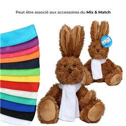 Peluche lapin S 23cm - Brun