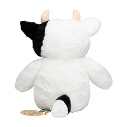 Peluche vache en RPET 24cm - Noir/blanc