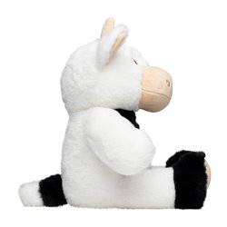 Peluche vache en RPET 24cm - Noir/blanc