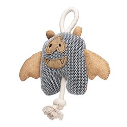 Peluche chauve-souris 30cm - Gris