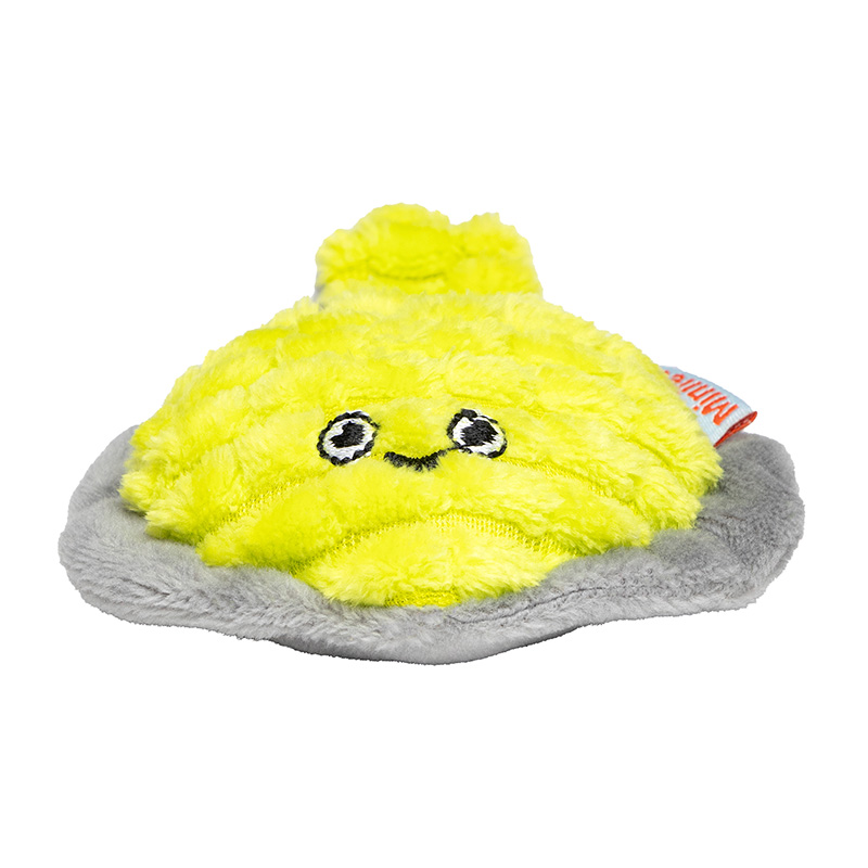 Peluche poisson à grelots 10cm - Lime