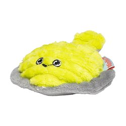 Peluche poisson à grelots 10cm - Lime