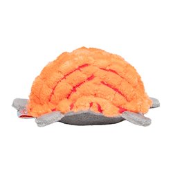 Peluche tortue à grelots 10cm - Orange