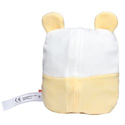 Peluche panda 23cm - Jaune